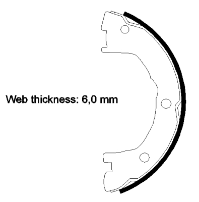 Set saboti frana, frana de mana 91081400 TEXTAR