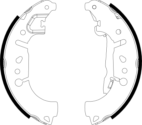 Set saboti frana 91081500 TEXTAR