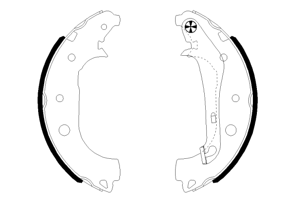 Set saboti frana 91081600 TEXTAR