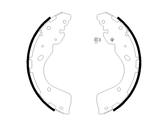 Set saboti frana 91081800 TEXTAR