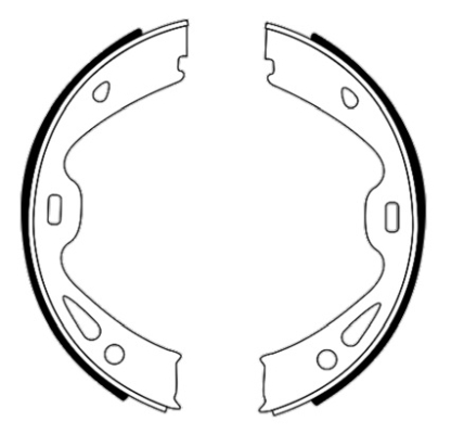 Set saboti frana, frana de mana 91084000 TEXTAR
