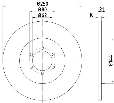 Disc frana 92013600 TEXTAR