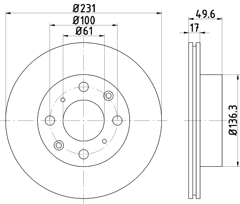Disc frana 92028000 TEXTAR