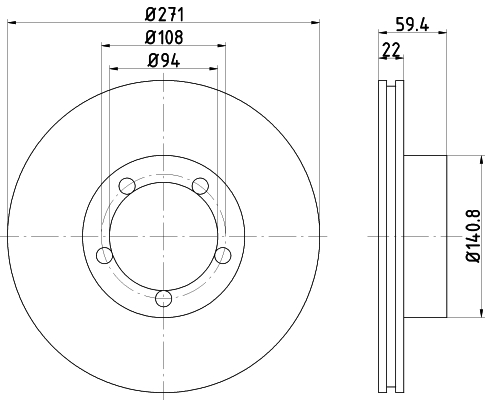Disc frana 92032800 TEXTAR