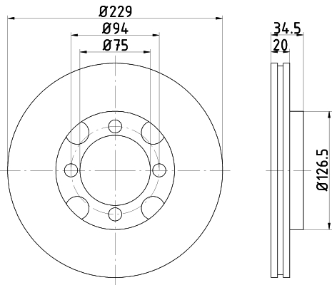 Disc frana 92047100 TEXTAR