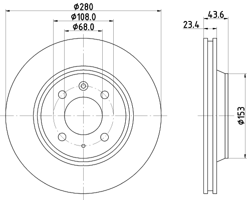 Disc frana 92053600 TEXTAR