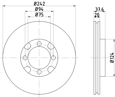Disc frana 92061800 TEXTAR
