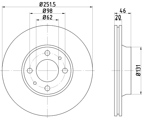 Disc frana 92065600 TEXTAR
