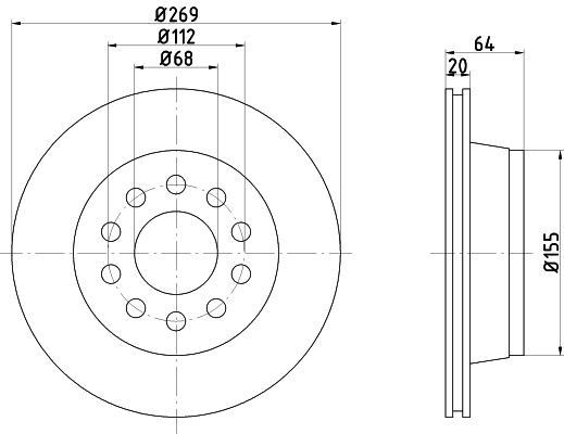 Disc frana 92072900 TEXTAR
