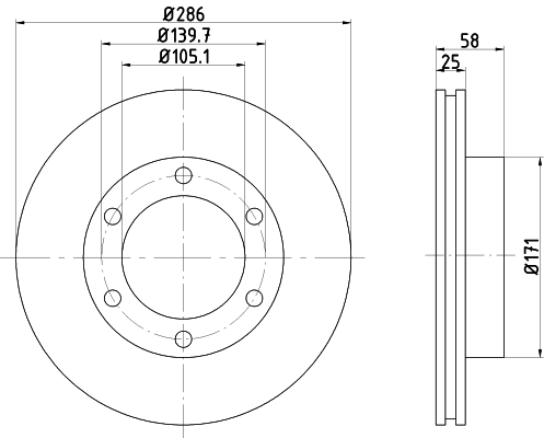 Disc frana 92080500 TEXTAR