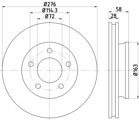 Disc frana 92130000 TEXTAR