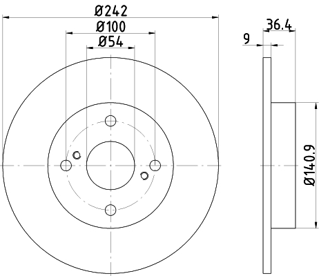 Disc frana 92181303 TEXTAR