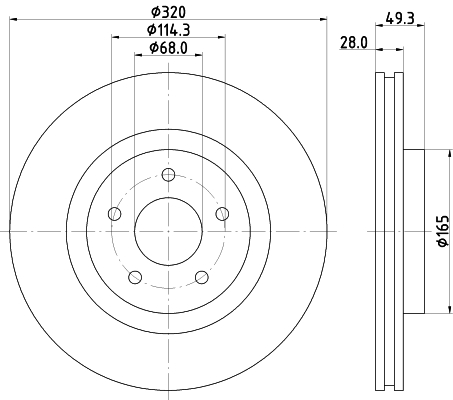 Disc frana 92299403 TEXTAR