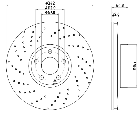 Disc frana 92334503 TEXTAR