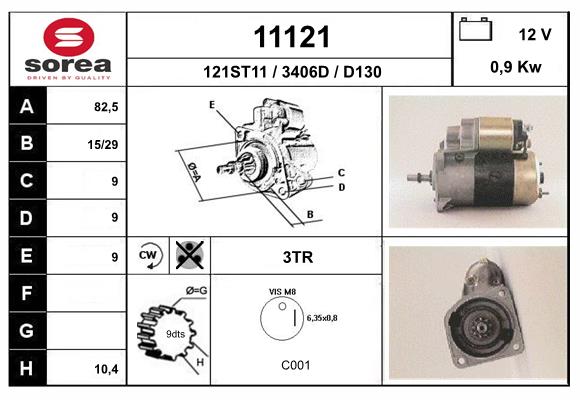 starter 11121 EAI