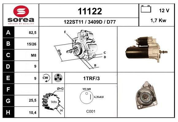 starter 11122 EAI