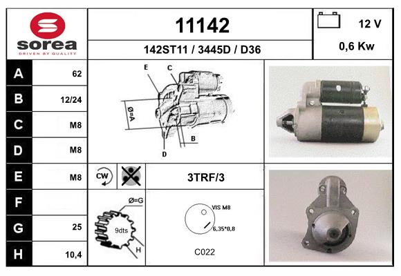 starter 11142 EAI