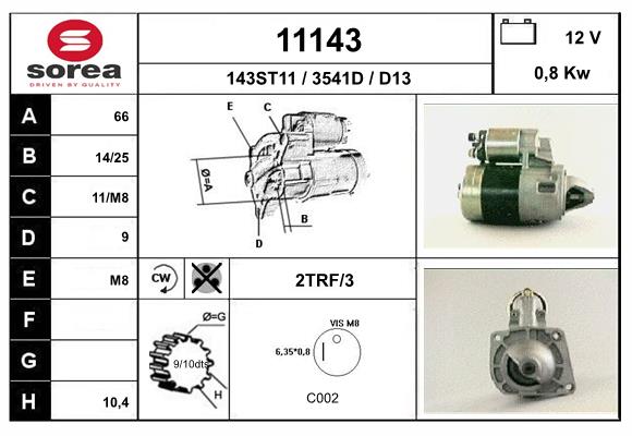 starter 11143 EAI