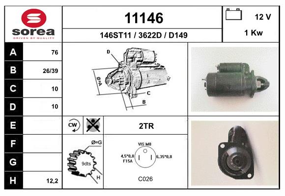 starter 11146 EAI
