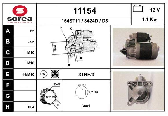 starter 11154 EAI