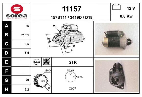 starter 11157 EAI