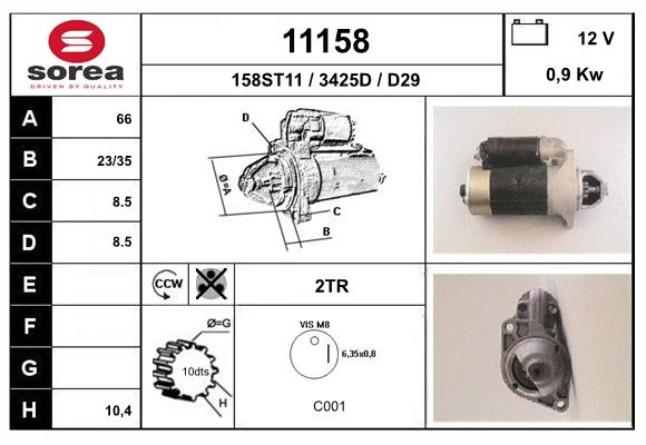 starter 11158 EAI