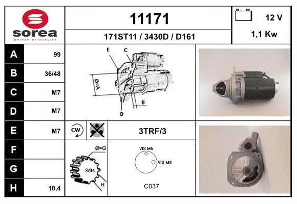 starter 11171 EAI