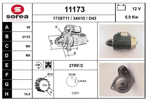 starter 11173 EAI