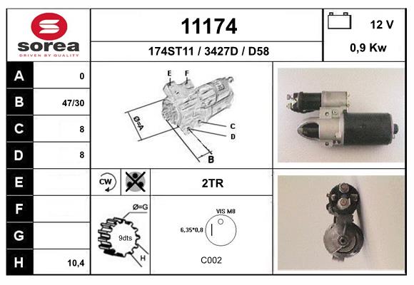 starter 11174 EAI