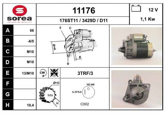 starter 11176 EAI
