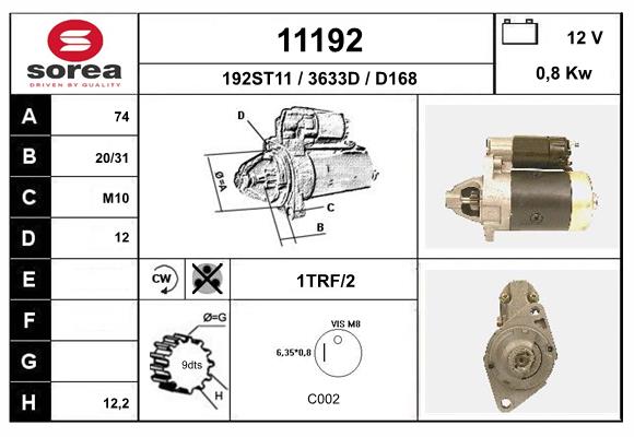starter 11192 EAI
