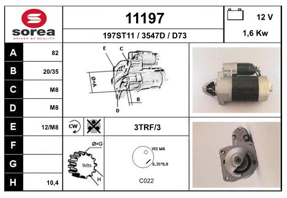 starter 11197 EAI