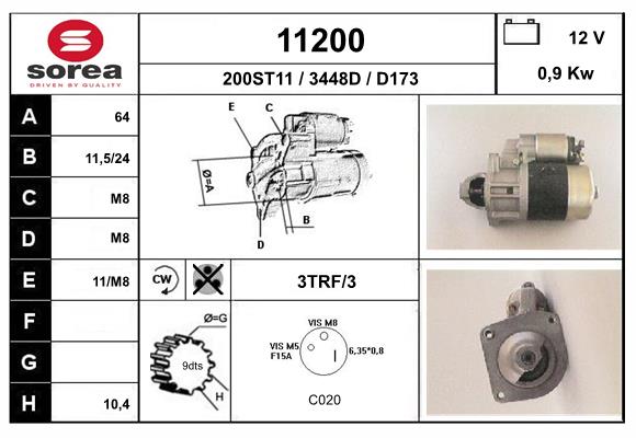 starter 11200 EAI