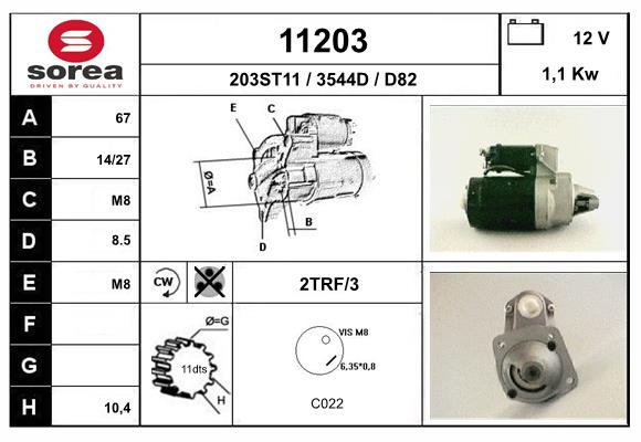 starter 11203 EAI