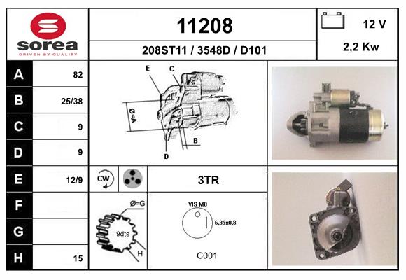starter 11208 EAI
