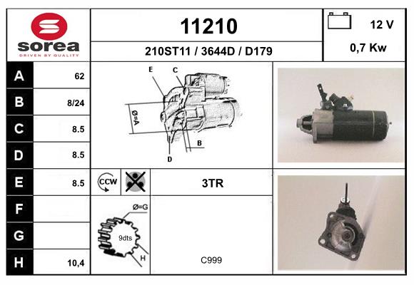 starter 11210 EAI
