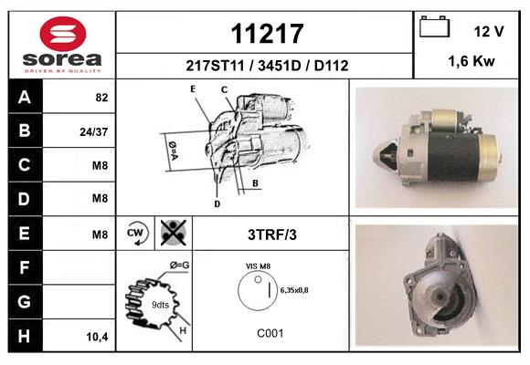 starter 11217 EAI