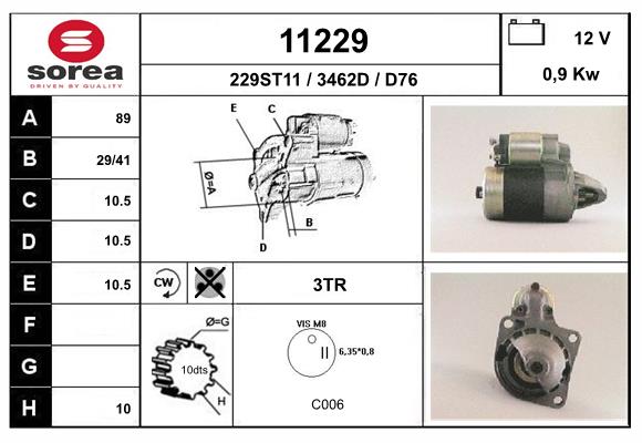starter 11229 EAI