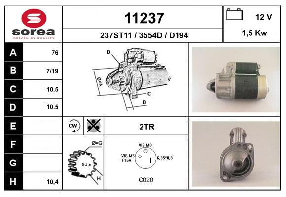 starter 11237 EAI