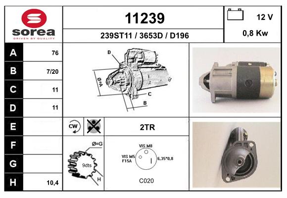 starter 11239 EAI