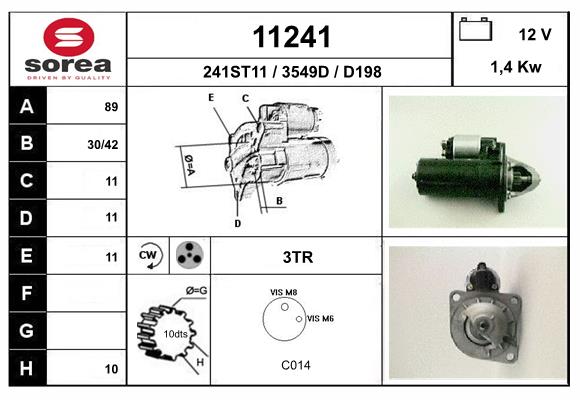 starter 11241 EAI