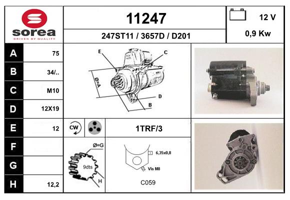 starter 11247 EAI