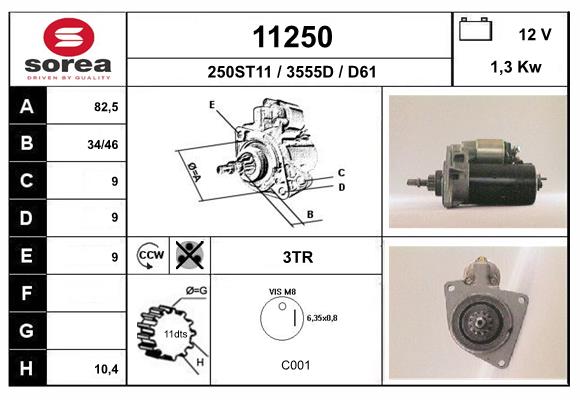 starter 11250 EAI