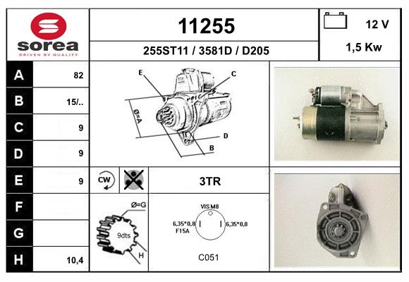 starter 11255 EAI