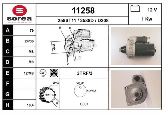 starter 11258 EAI