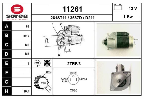 starter 11261 EAI