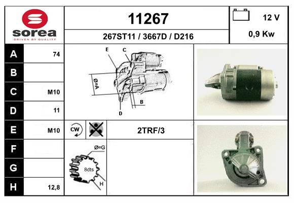 starter 11267 EAI