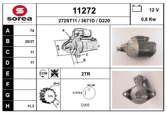 starter 11272 EAI
