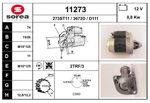 starter 11273 EAI