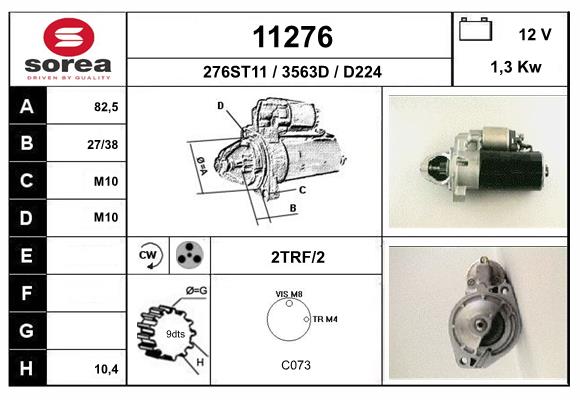 starter 11276 EAI